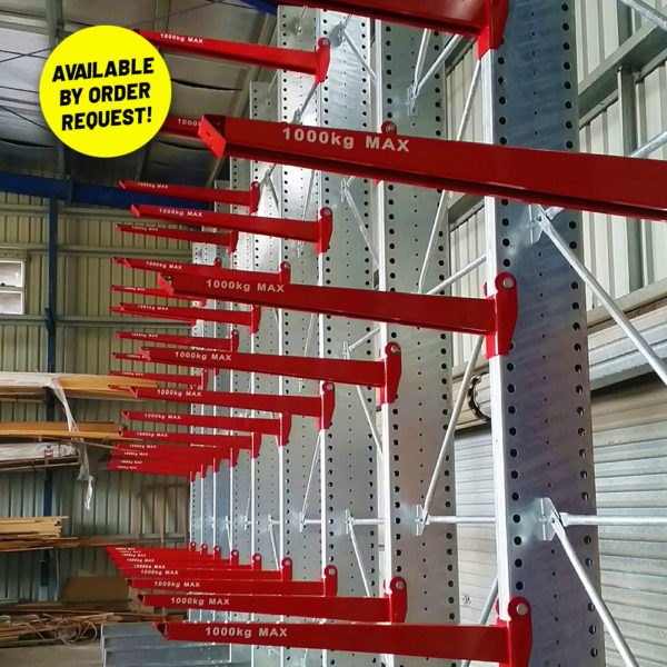 CANTILEVER RACKING RED ARMS