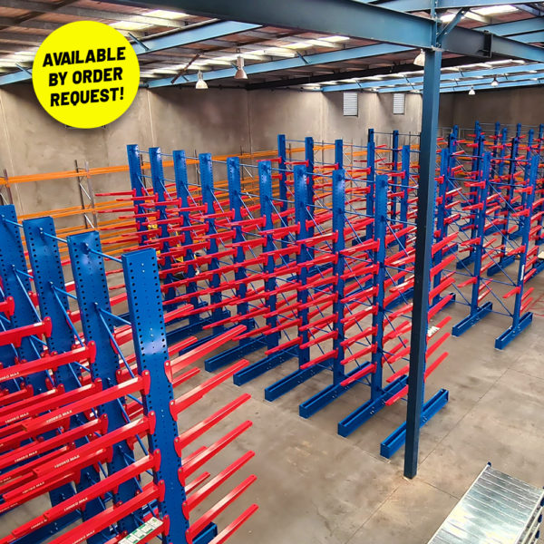 CANTILEVER RACKING RED AND BLUE